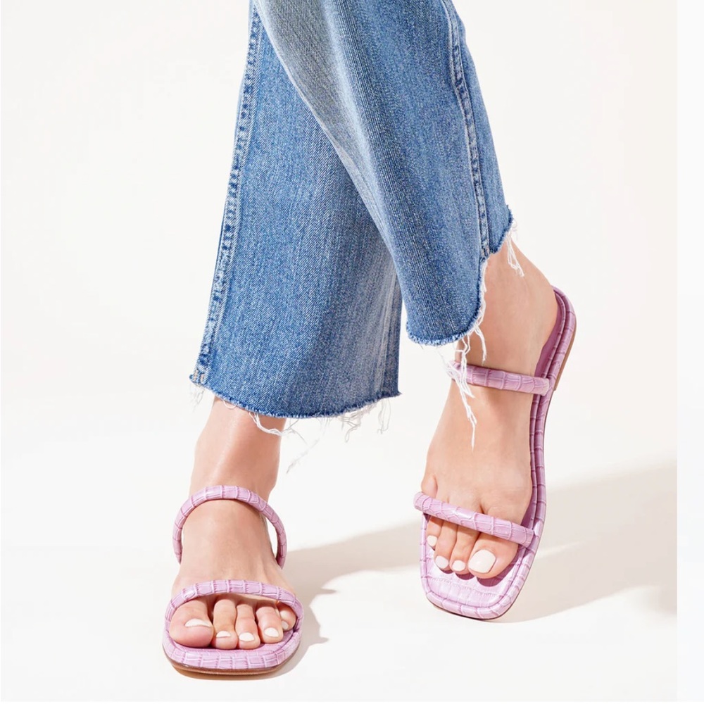 Miles strappy Sandal in Lilac